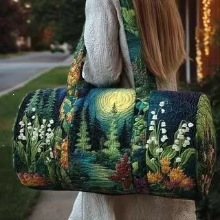 Printed travel bag, sports and hiking carry-on bag
