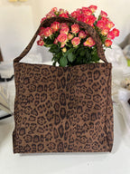 Suede Leather Crossbody Tote Bag for Women