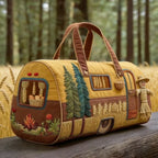 Printed travel bag, sports and hiking carry-on bag