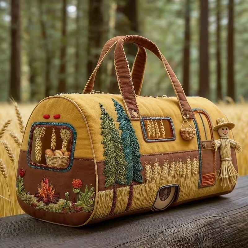 Printed travel bag, sports and hiking carry-on bag