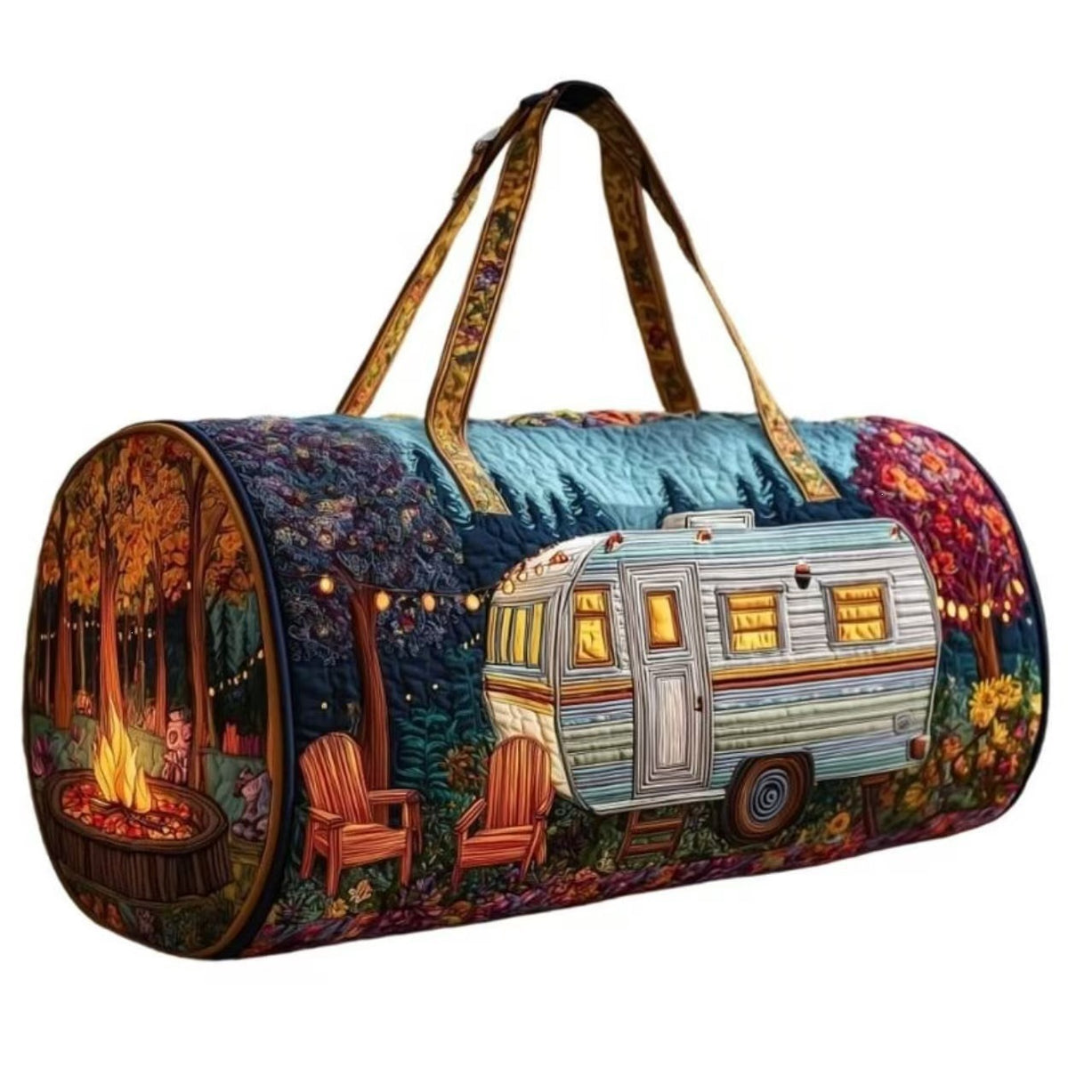 Printed travel bag, sports and hiking carry-on bag