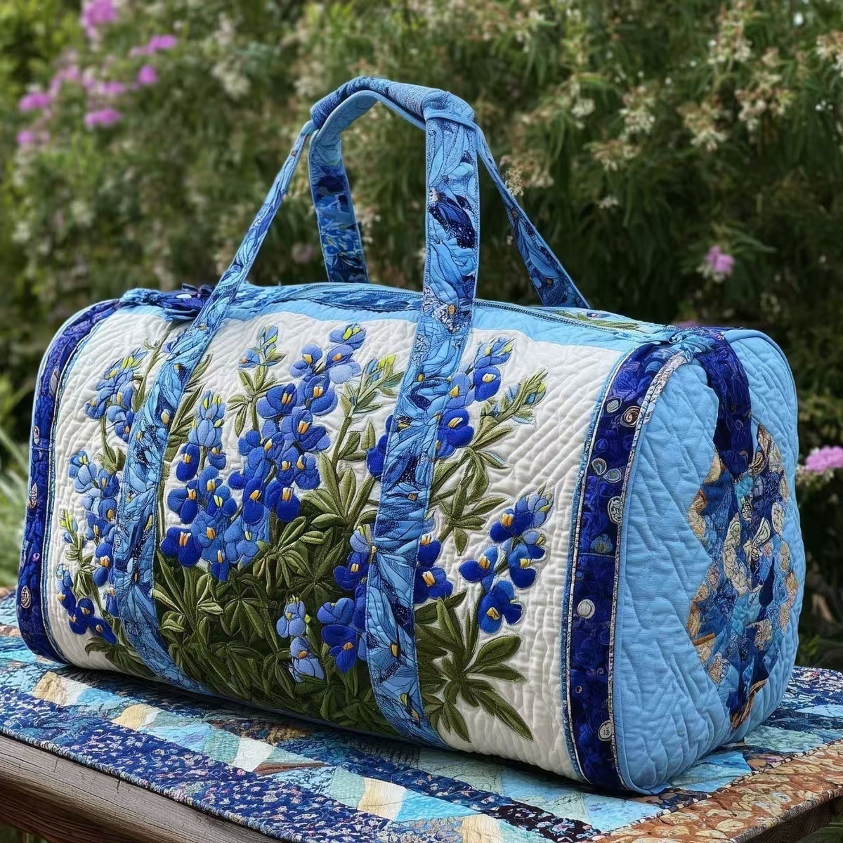 Printed travel bag, sports and hiking carry-on bag