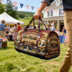 Printed travel bag, sports and hiking carry-on bag