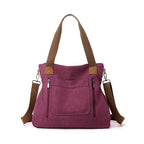 Women Canvas Crossbody Tote Bag