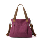 Women Canvas Crossbody Tote Bag
