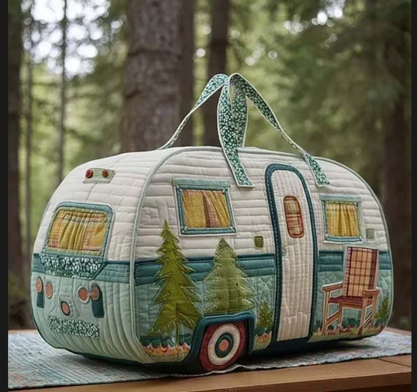 Printed travel bag, sports and hiking carry-on bag