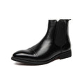 Men's boots - English style casual Chelsea boots - high-top leather shoes